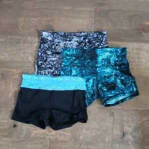 Workout athletic shorts